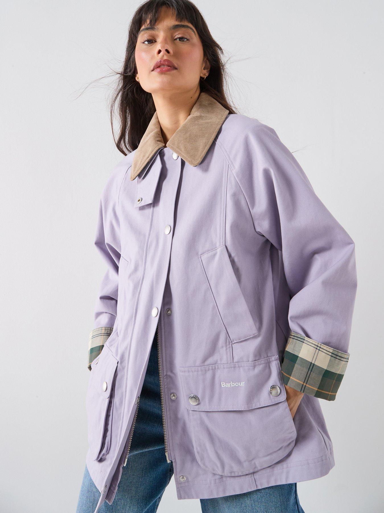  image of barbour-modern-beadnell-casual-jacket-heather-mist