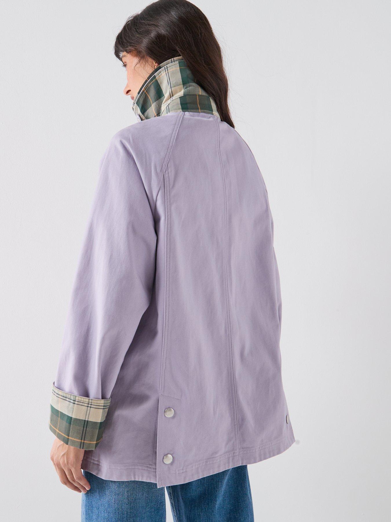  image of barbour-modern-beadnell-casual-jacket-heather-mist