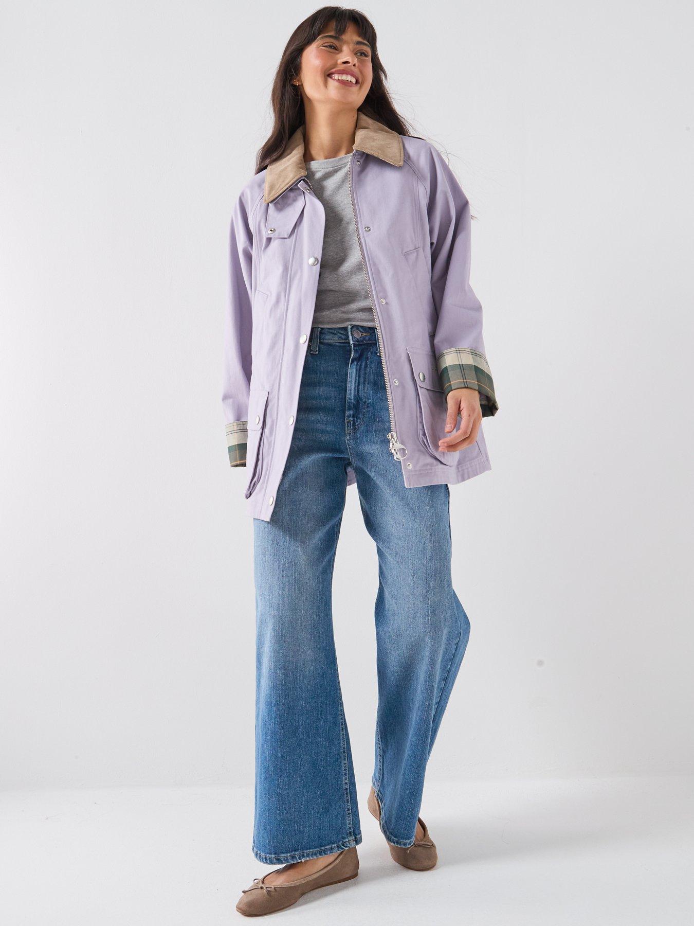  image of barbour-modern-beadnell-casual-jacket-heather-mist