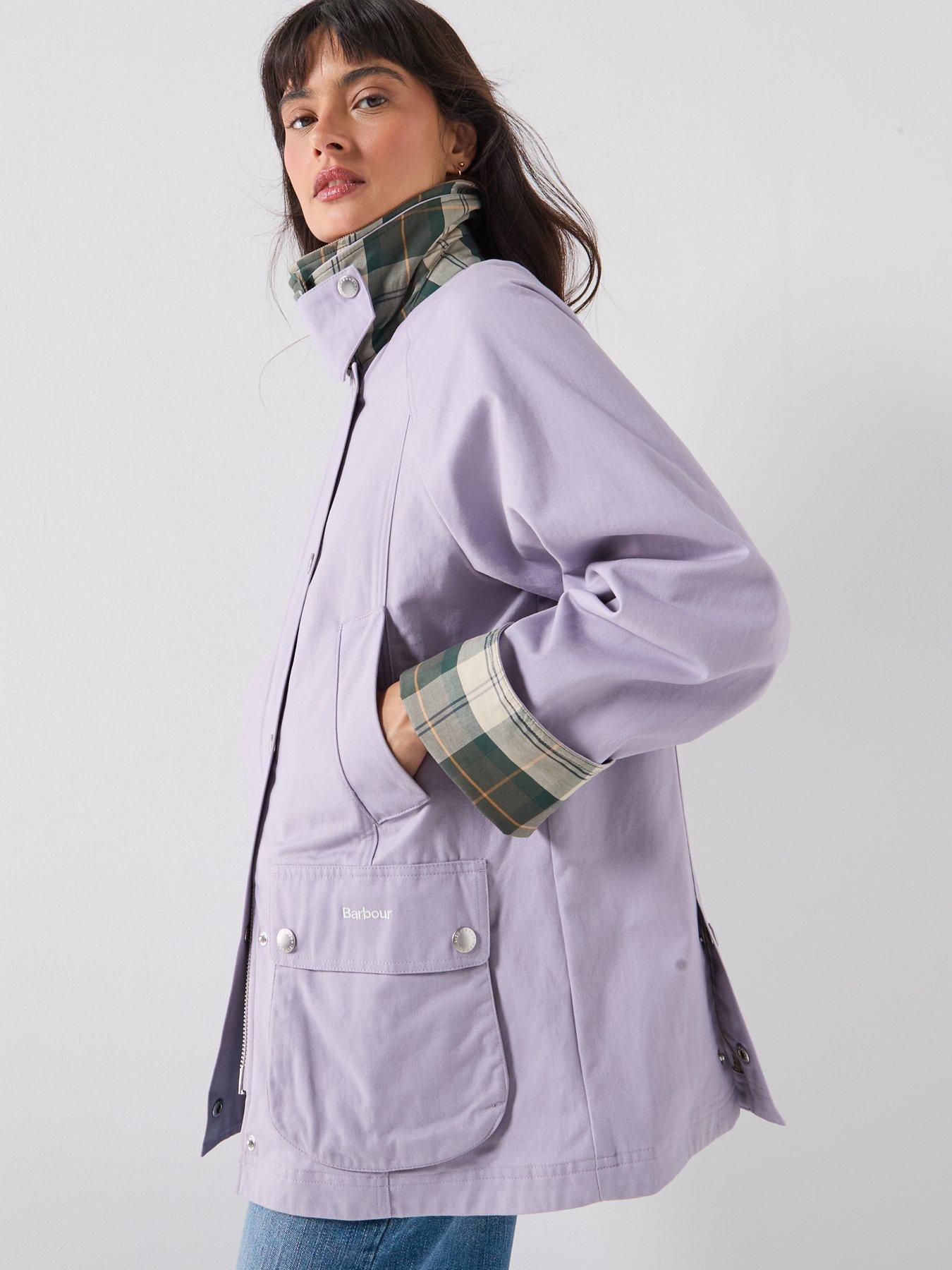 image of barbour-modern-beadnell-casual-jacket-heather-mist