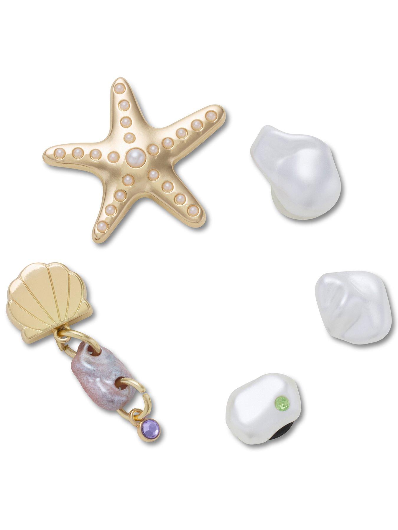 Crocs Gold Sea Jibbitz 5 Pack - Multi