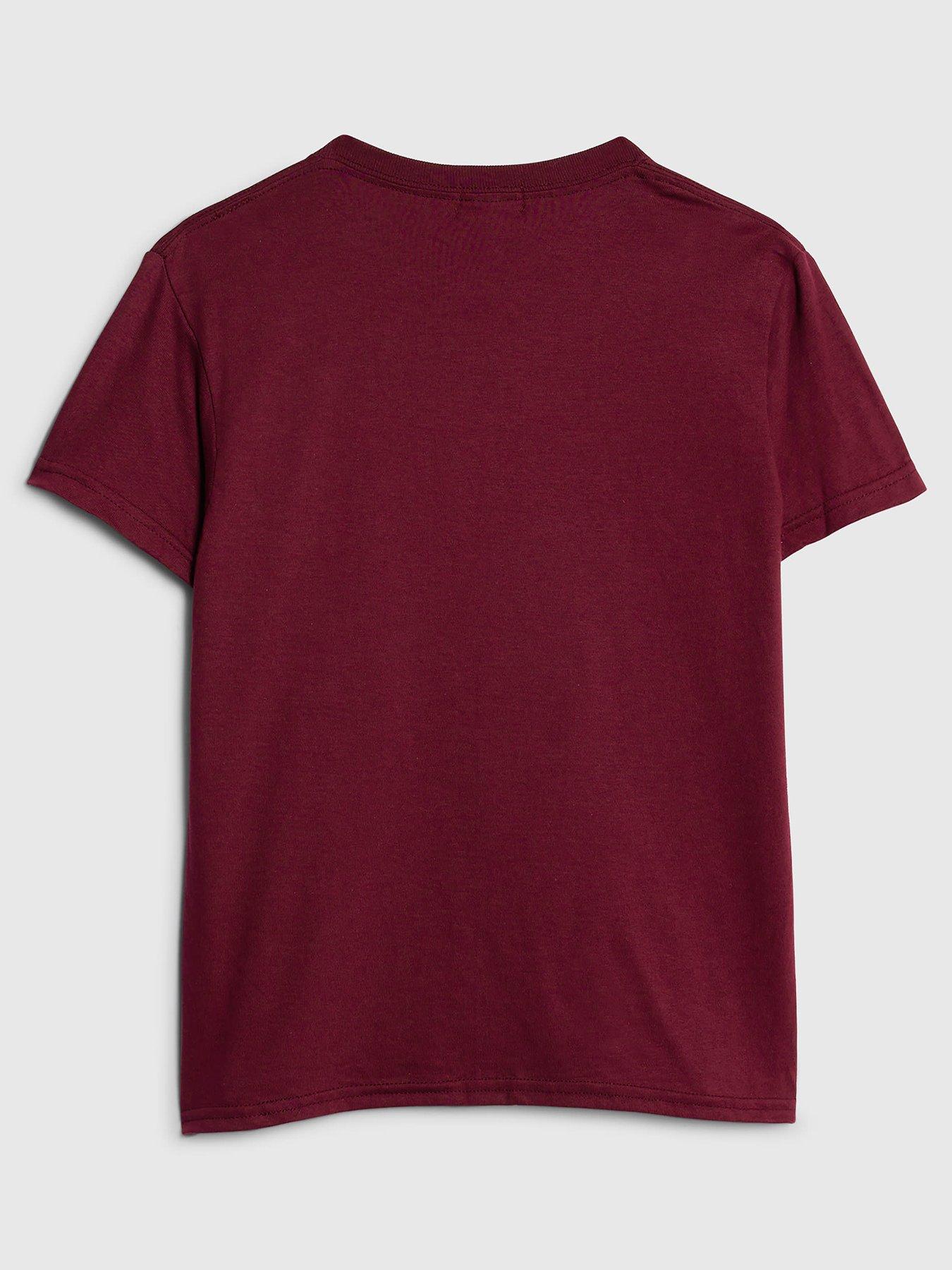 back image of river-island-older-girls-sassy-vibes-t-shirt-red