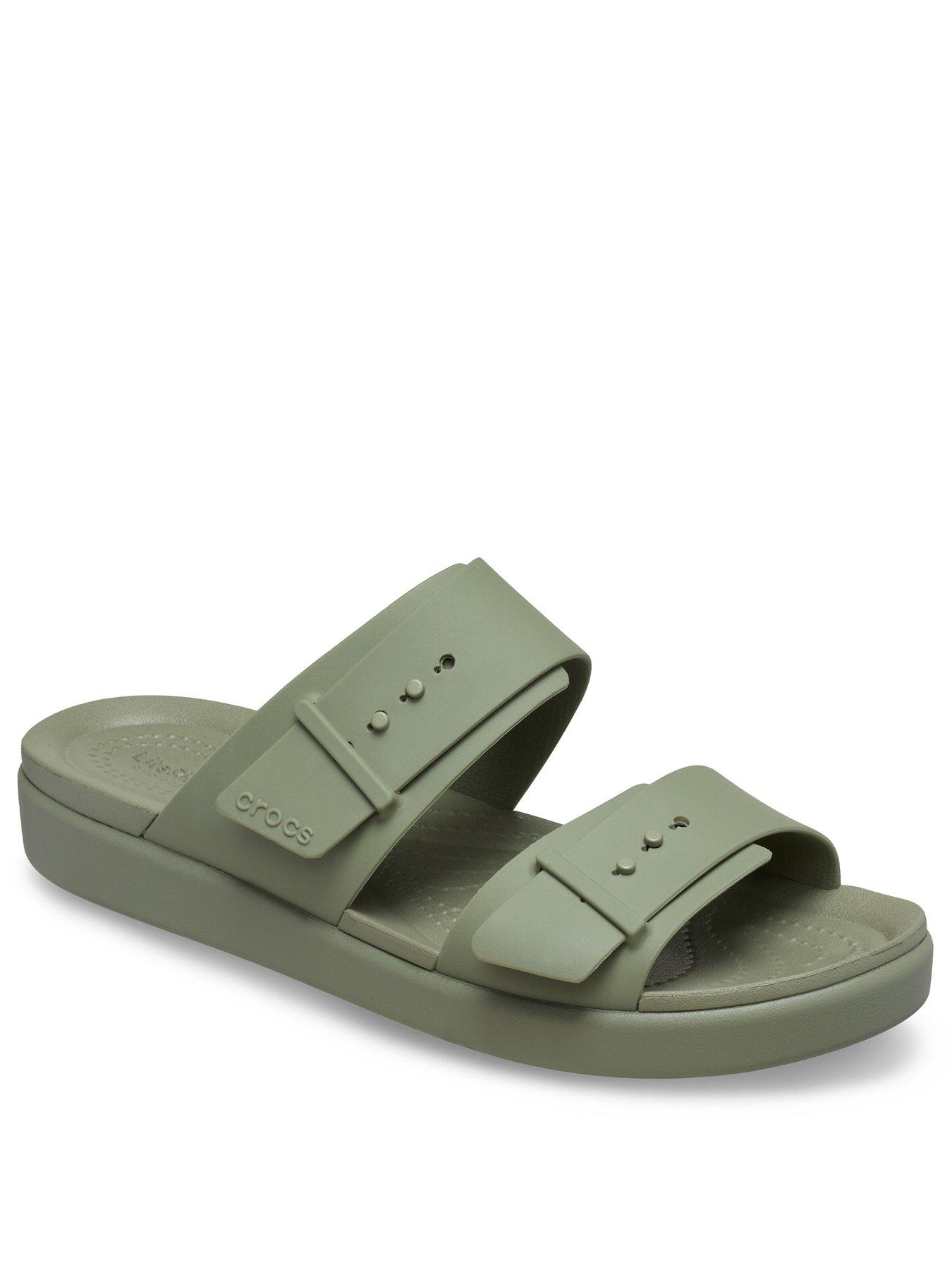 Image 2 of 6 of Crocs Brooklyn Buckle Low Low Sandal - Cargo