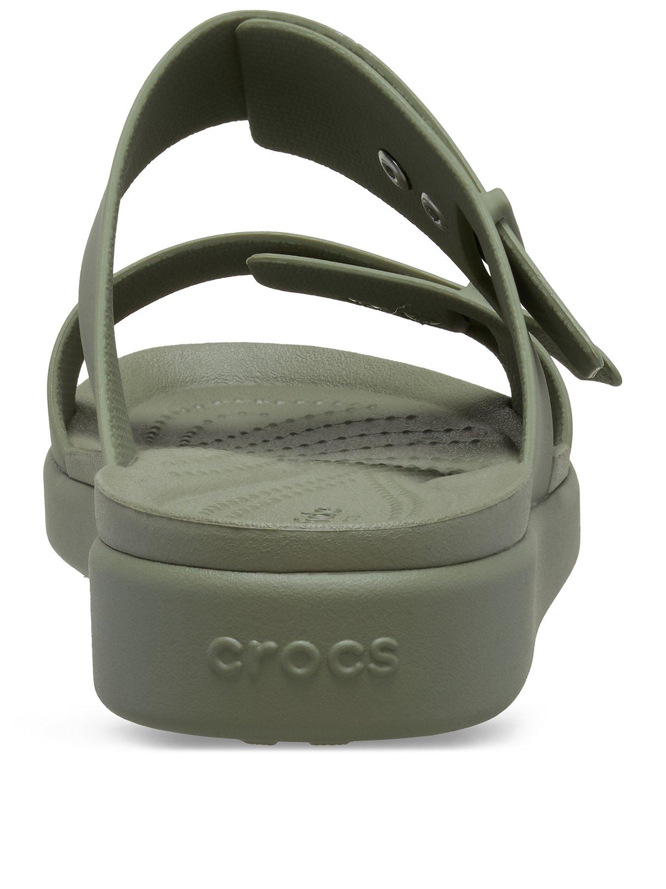 Image 3 of 6 of Crocs Brooklyn Buckle Low Low Sandal - Cargo