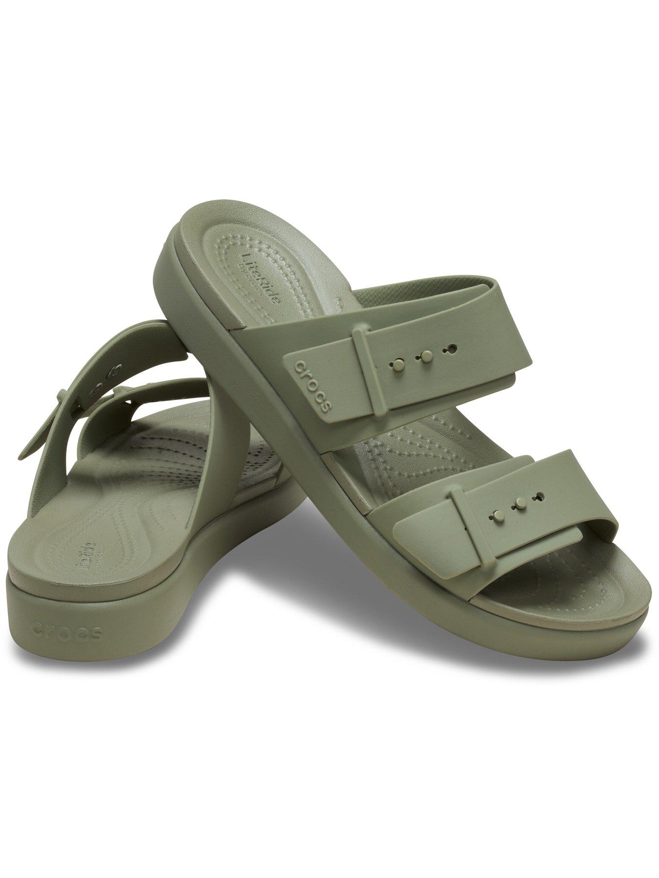 Image 6 of 6 of Crocs Brooklyn Buckle Low Low Sandal - Cargo