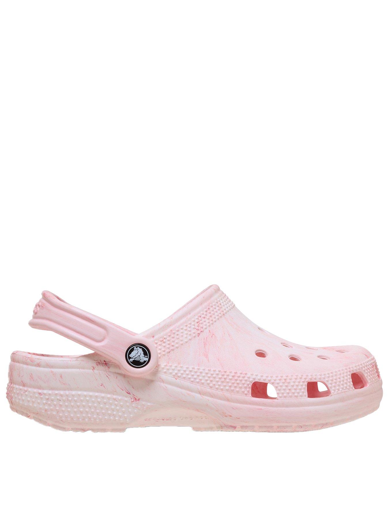 Image 1 of 5 of Crocs Classic Watercolor Marbled Clogs - Guava Swirl