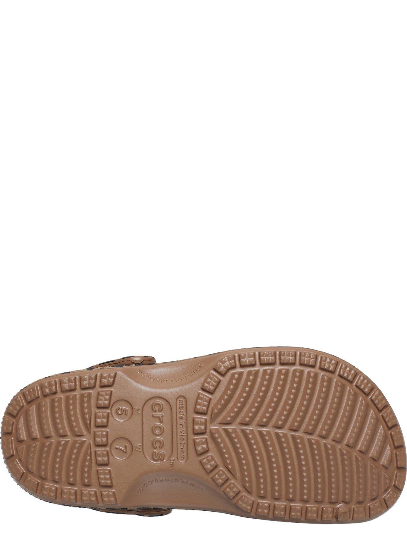  image of crocs-classic-animal-clog-almond-tintleopard