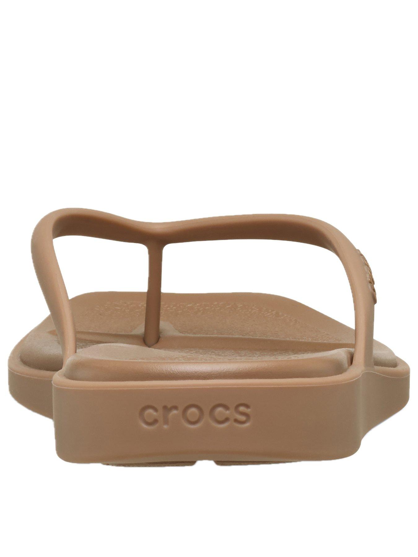  image of crocs-miami-flip-flop-milk-chocolate-brown