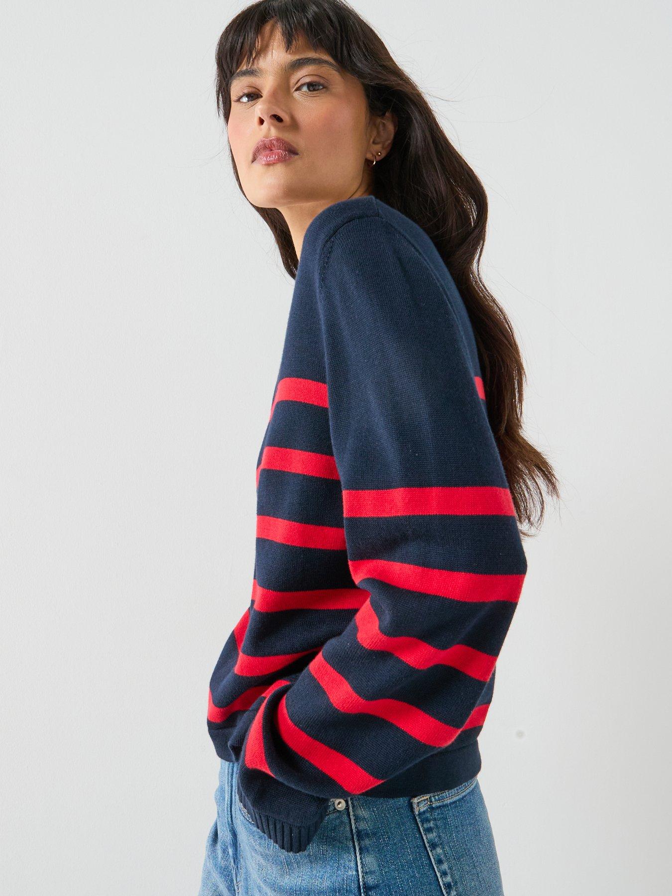 Image 4 of 6 of Barbour Fern Knitted Jumper - Navy
