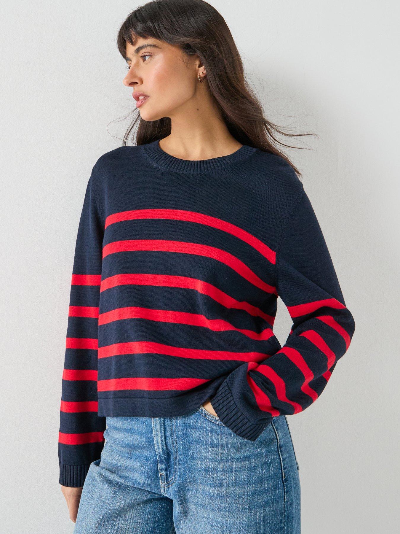 Image 5 of 6 of Barbour Fern Knitted Jumper - Navy