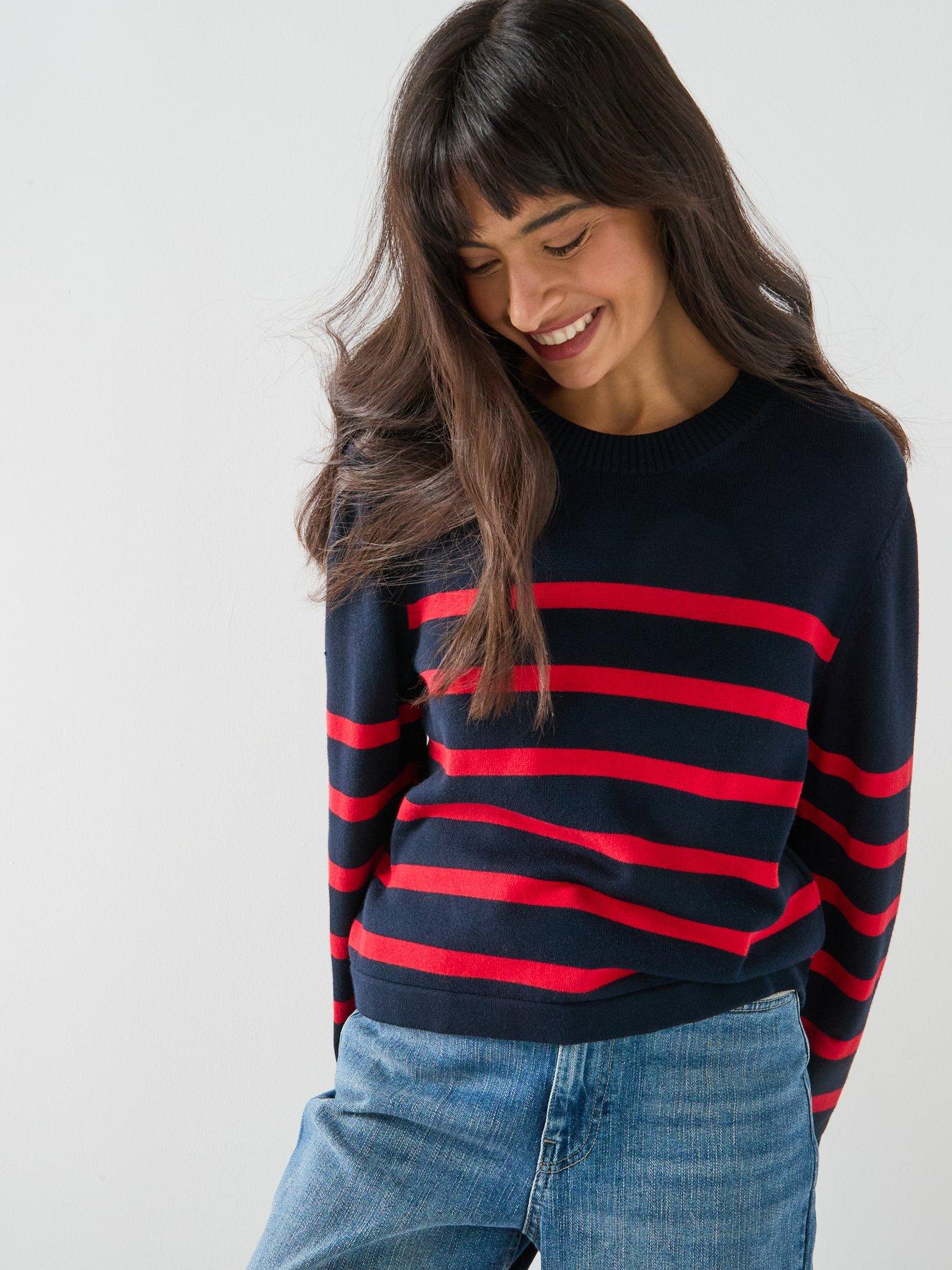 Image 6 of 6 of Barbour Fern Knitted Jumper - Navy