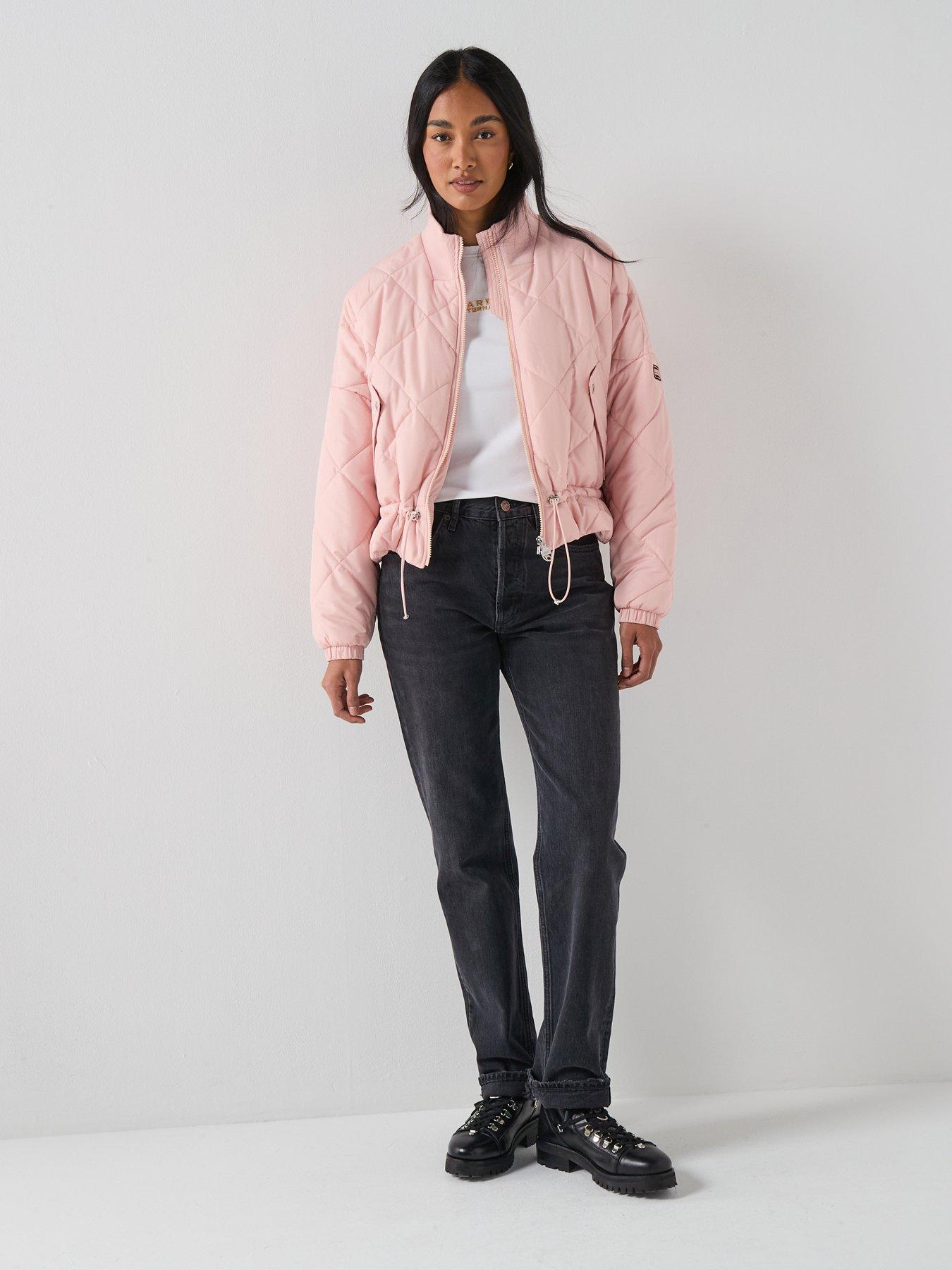 Image 3 of 6 of Barbour International BIntl Pagan Quilted Jacket - Pink