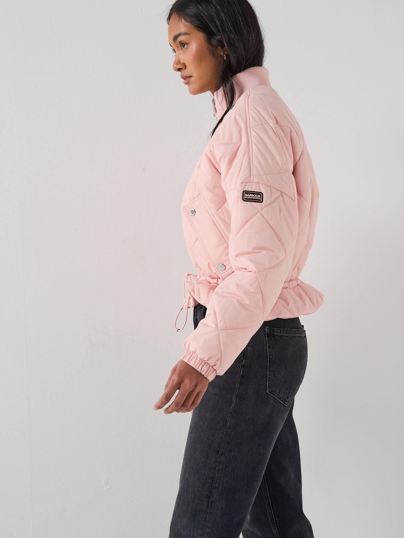 Image 6 of 6 of Barbour International BIntl Pagan Quilted Jacket - Pink