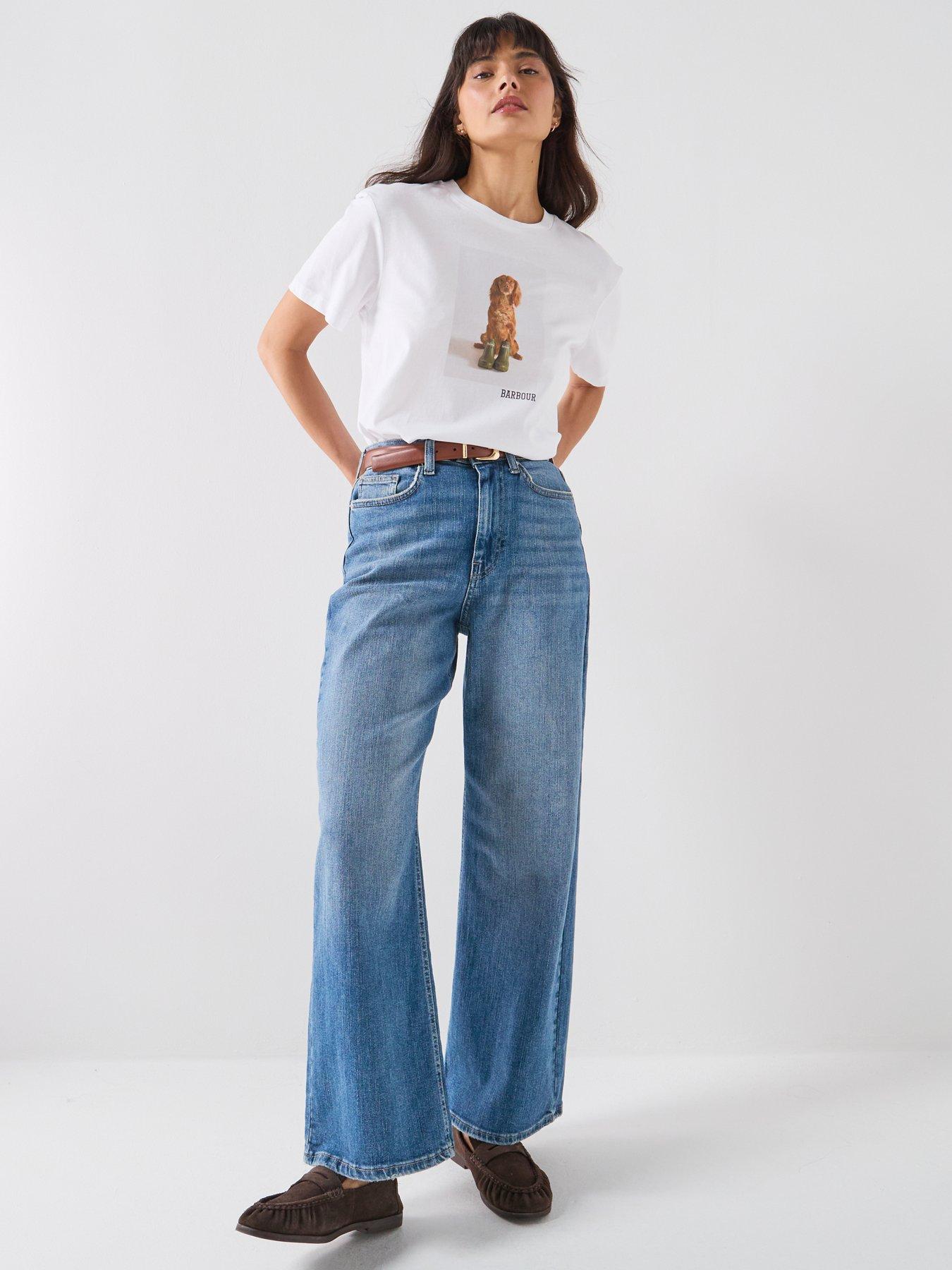  image of barbour-bedale-t-shirt-white