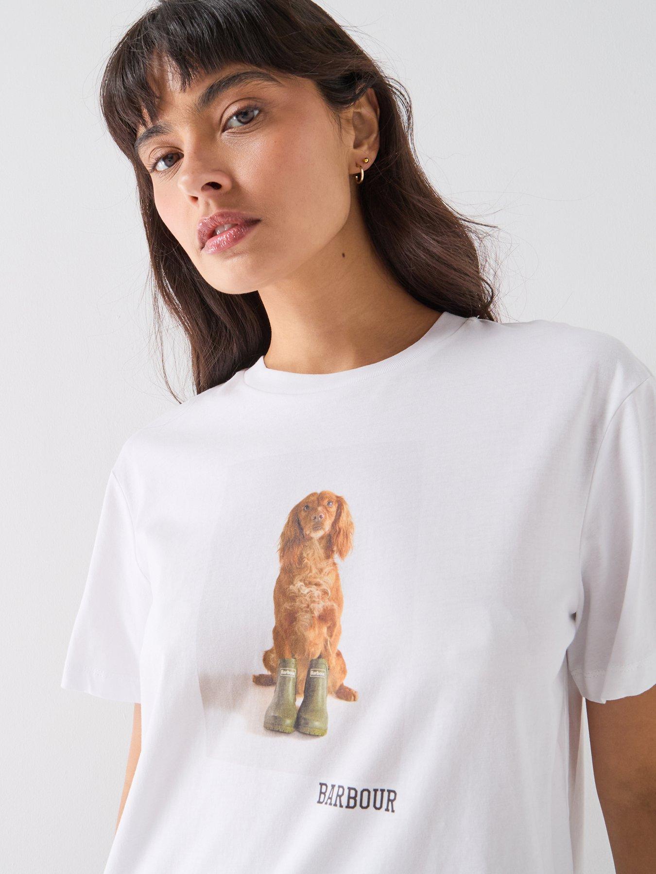  image of barbour-bedale-t-shirt-white