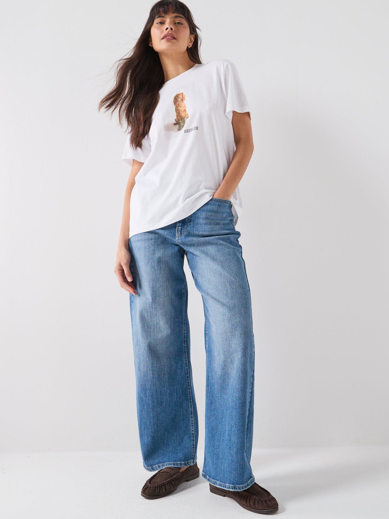  image of barbour-bedale-t-shirt-white