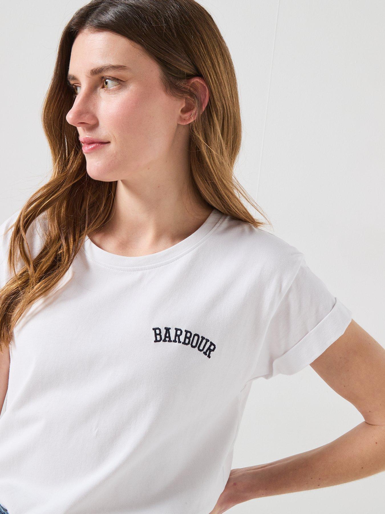  image of barbour-bede-t-shirt-white