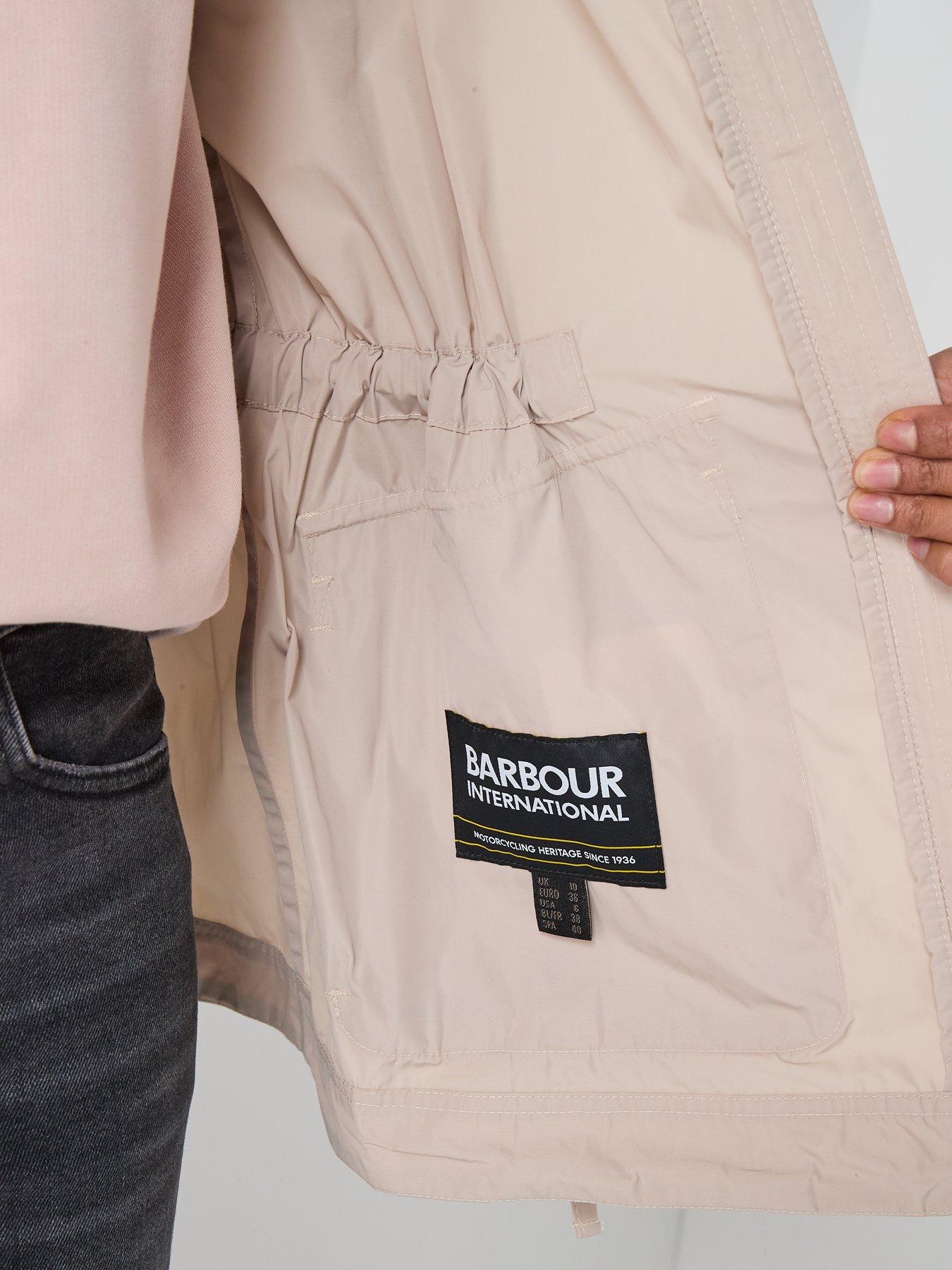  image of barbour-international-bintl-piper-showerproof-jacket-grey