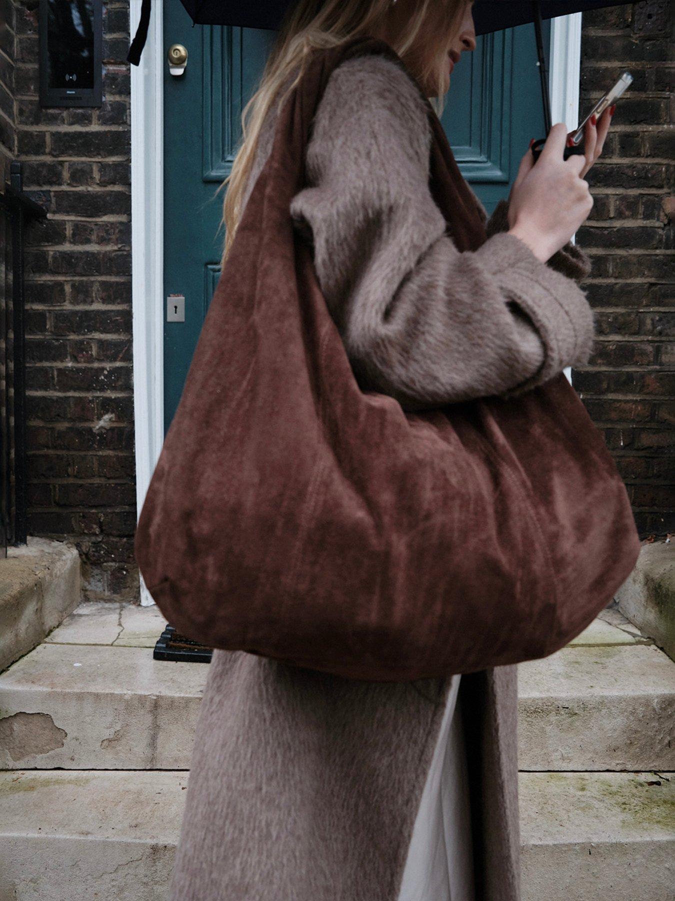 stillFront image of fenella-smith-chocolate-eva-oversized-tote