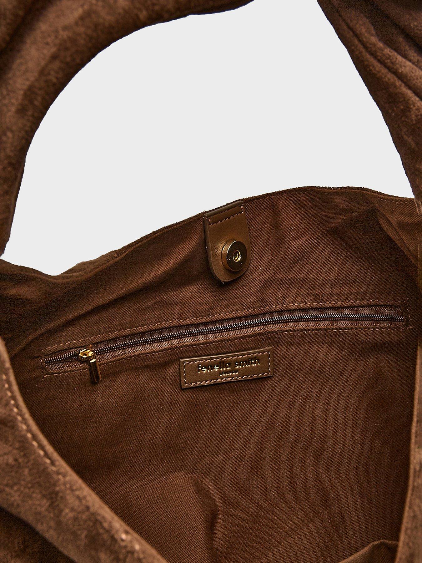  image of fenella-smith-chocolate-eva-oversized-tote