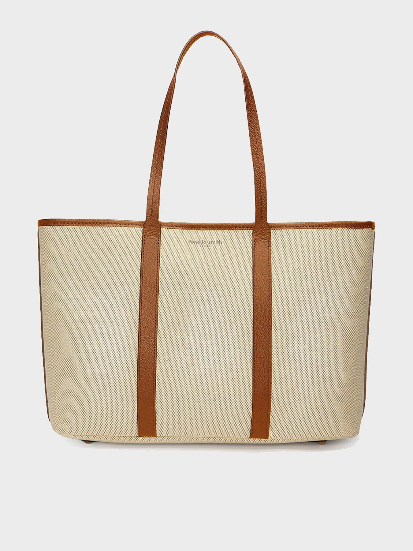 Image 1 of 4 of Fenella Smith Tan Izzie Tote Bag