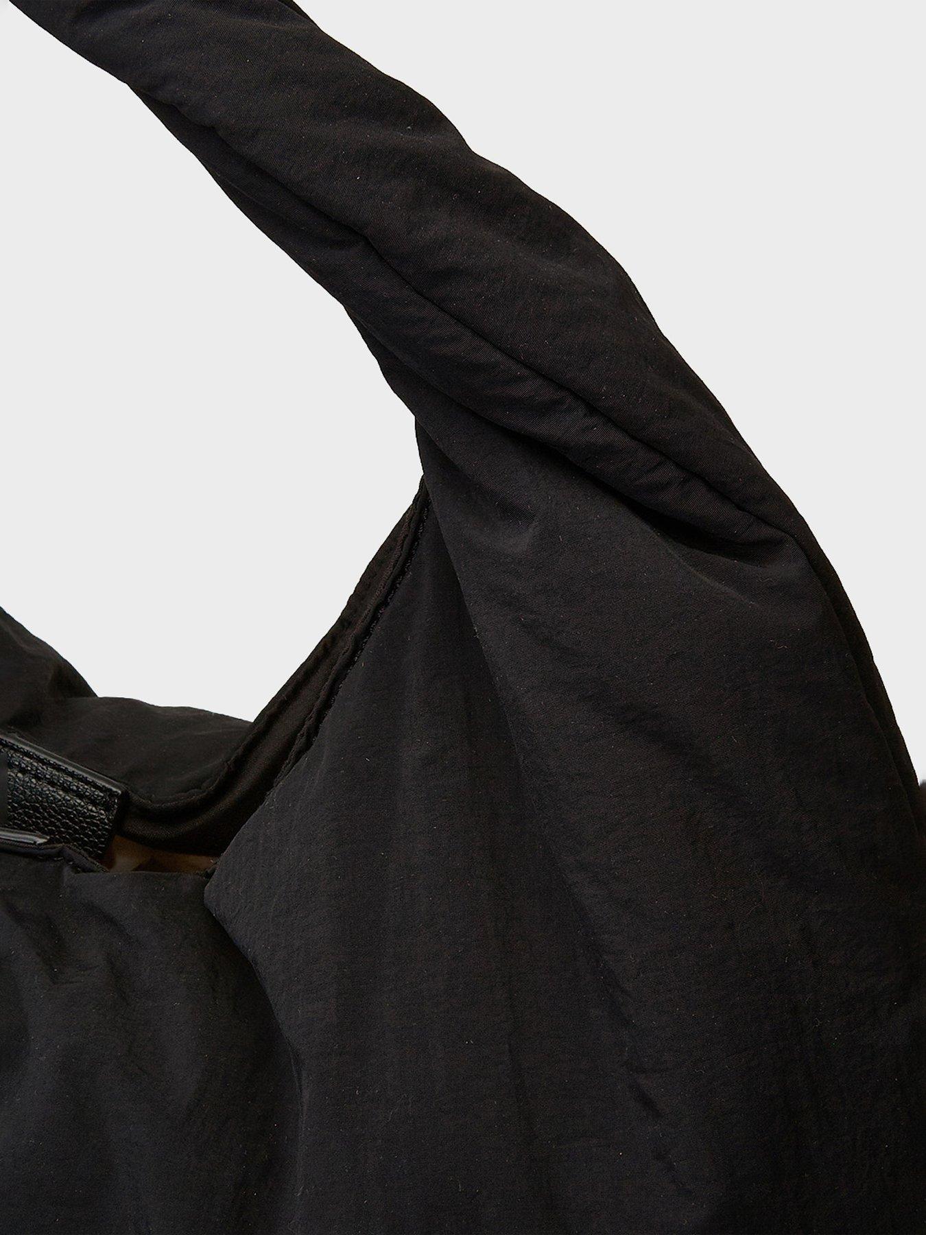  image of fenella-smith-black-crinkle-eva-oversized-tote