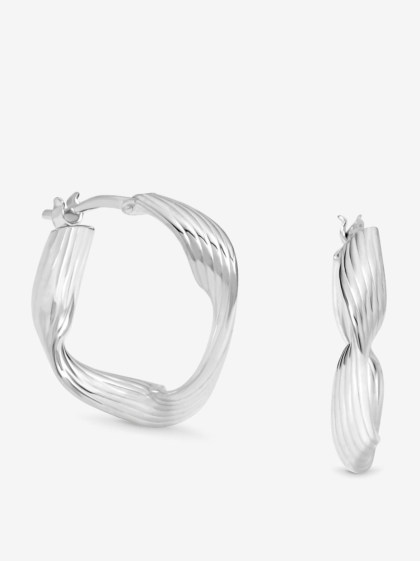 jon-richard-simply-silver-sterling-silver-925-polished-soft-diamond-cut-twist-hoop-earrings