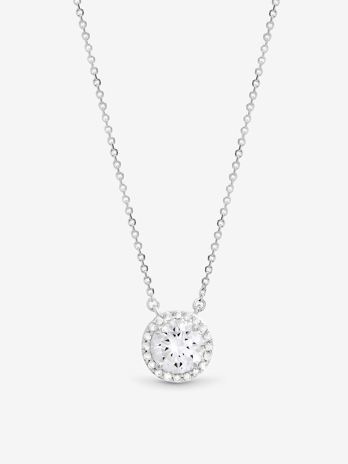 jon-richard-simply-silver-sterling-silver-925-cubic-zirconia-halo-pendant