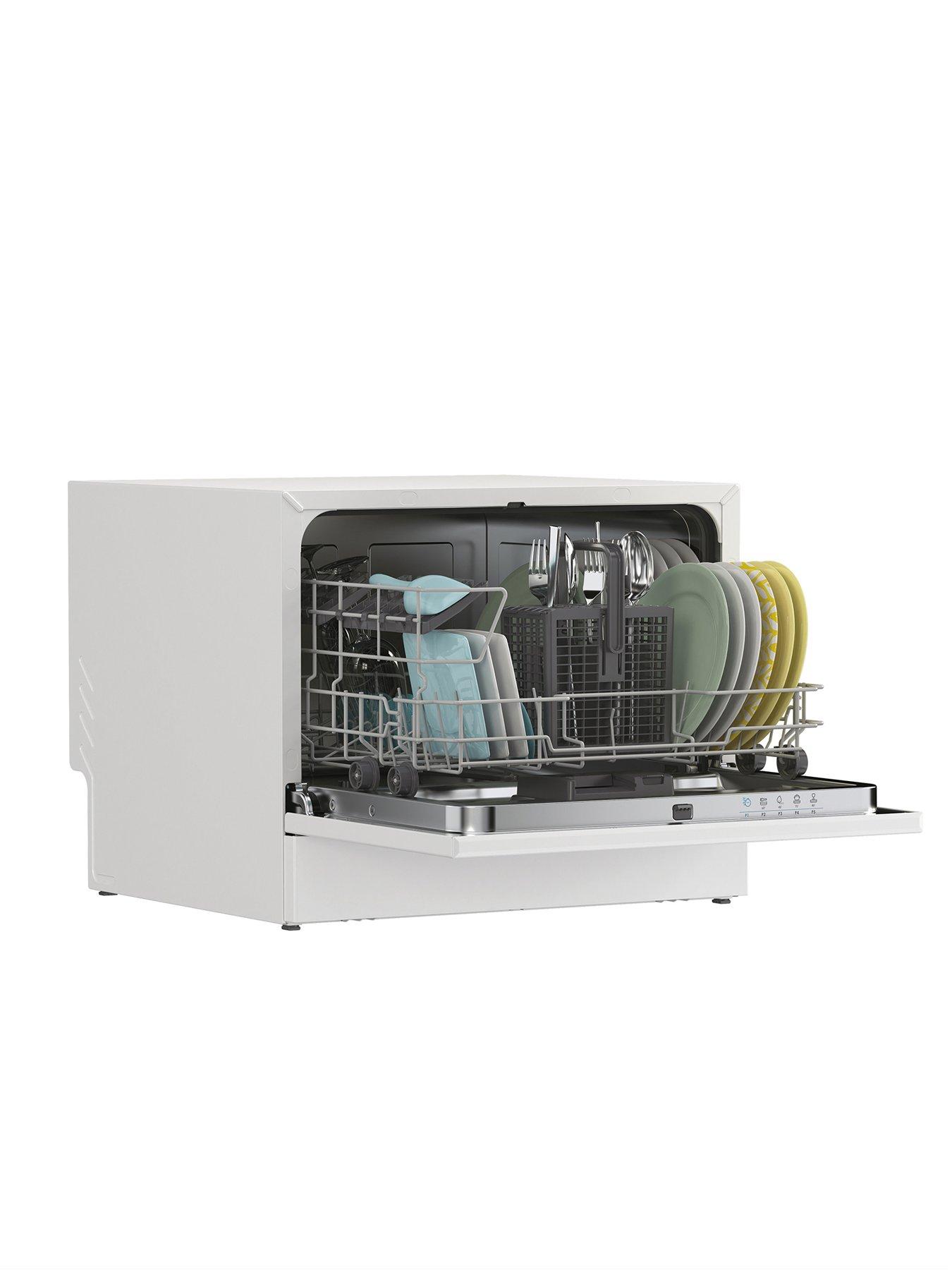  image of candy-candy-cp-6e51lw-80-tabletop-dishwasher-6-place-settings-white