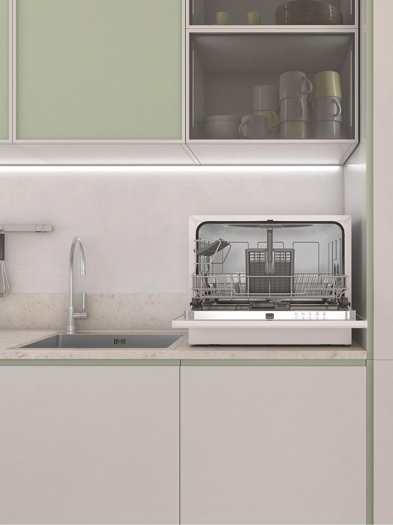  image of candy-candy-cp-6e51lw-80-tabletop-dishwasher-6-place-settings-white