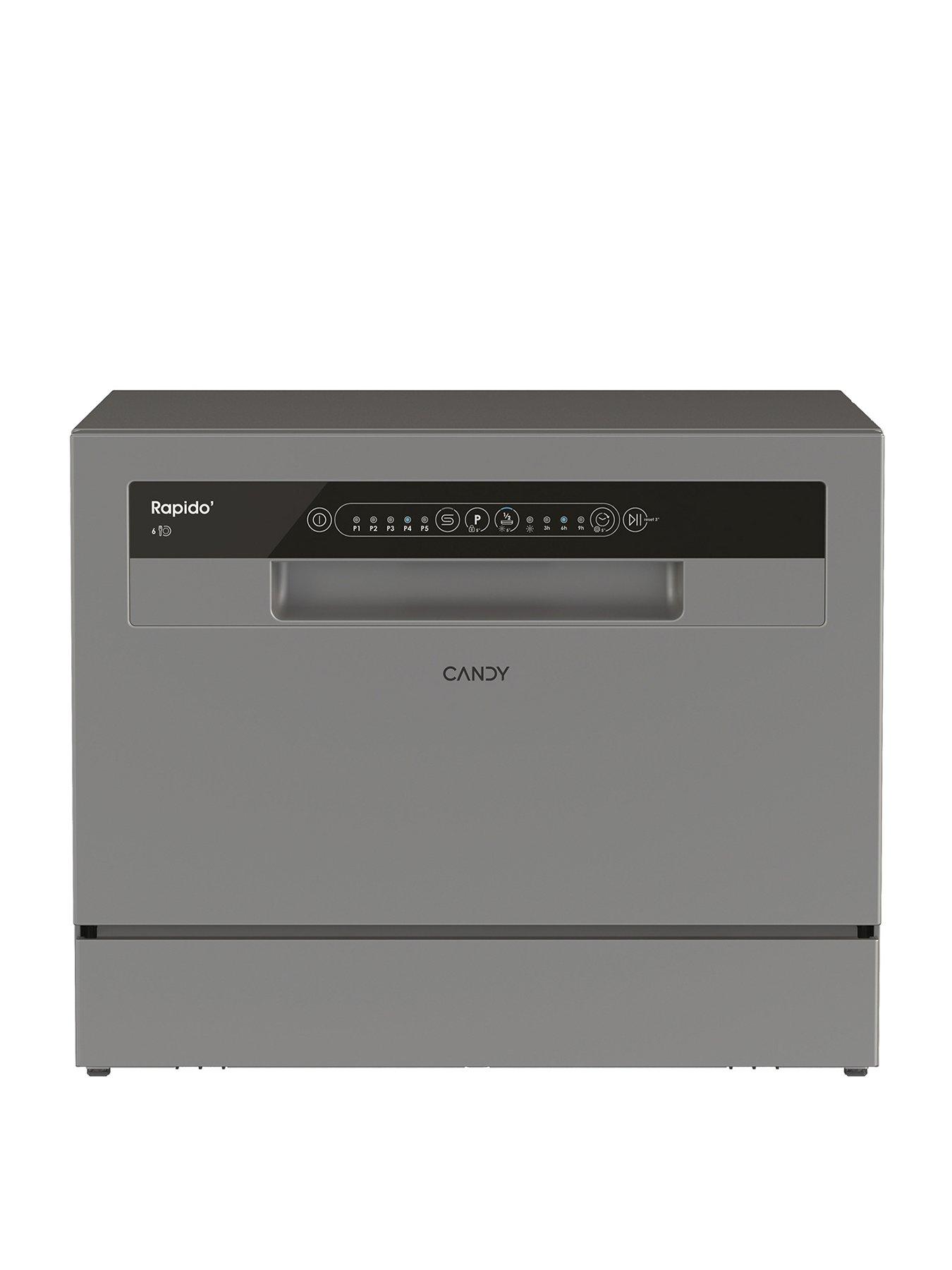 front image of candy-candy-cp-6e51ls-80-tabletop-dishwasher-6-place-settings-graphite