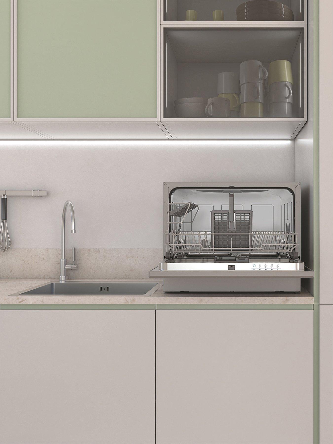  image of candy-candy-cp-6e51ls-80-tabletop-dishwasher-6-place-settings-graphite