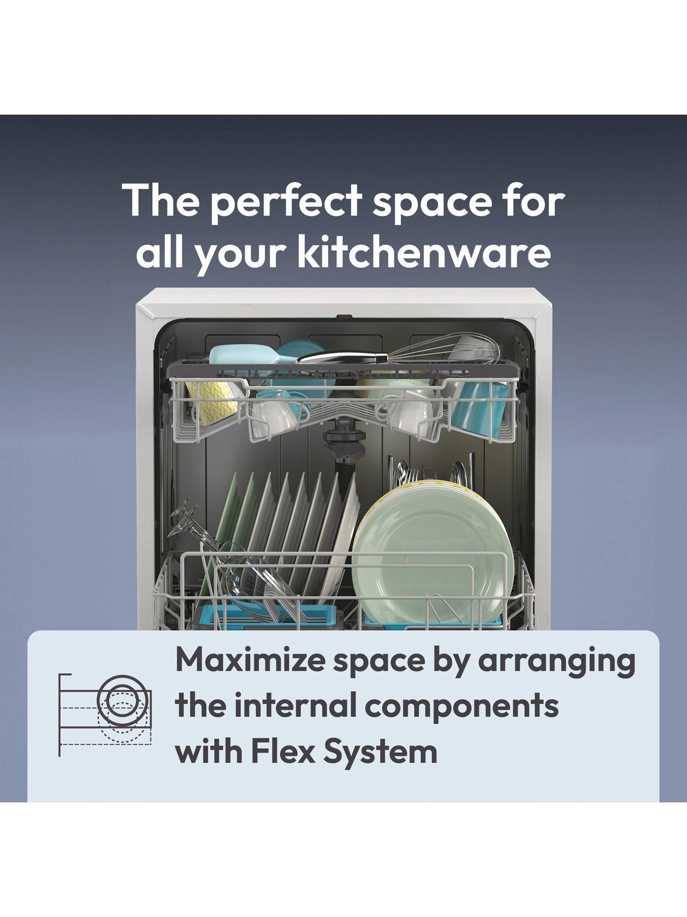 Image 6 of 6 of Candy CP 6E51LS-80 Tabletop Dishwasher 6 place Settings Graphite