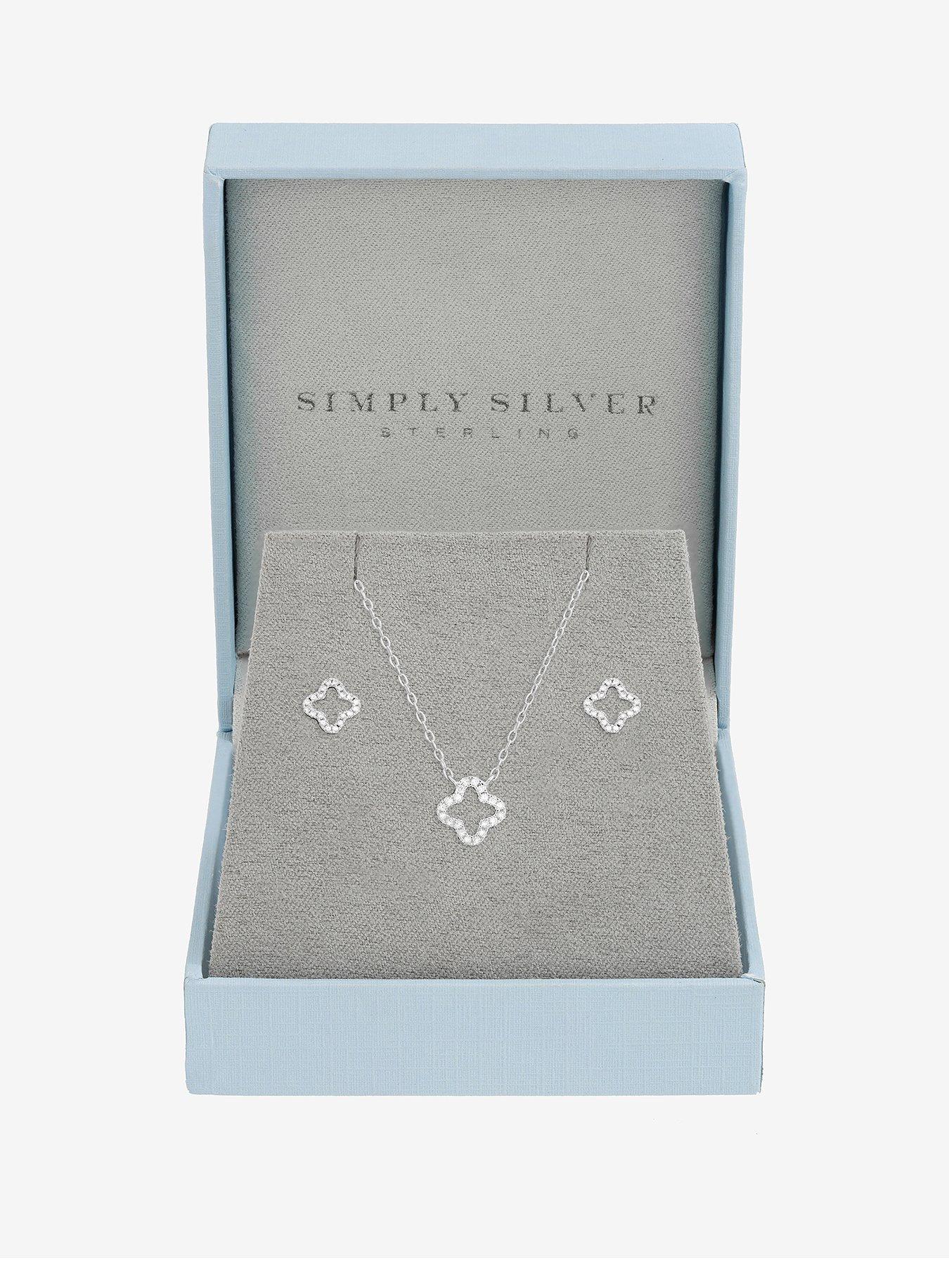 jon-richard-simply-silver-sterling-silver-925-cubic-zirconia-pave-open-clover-set-gift-box