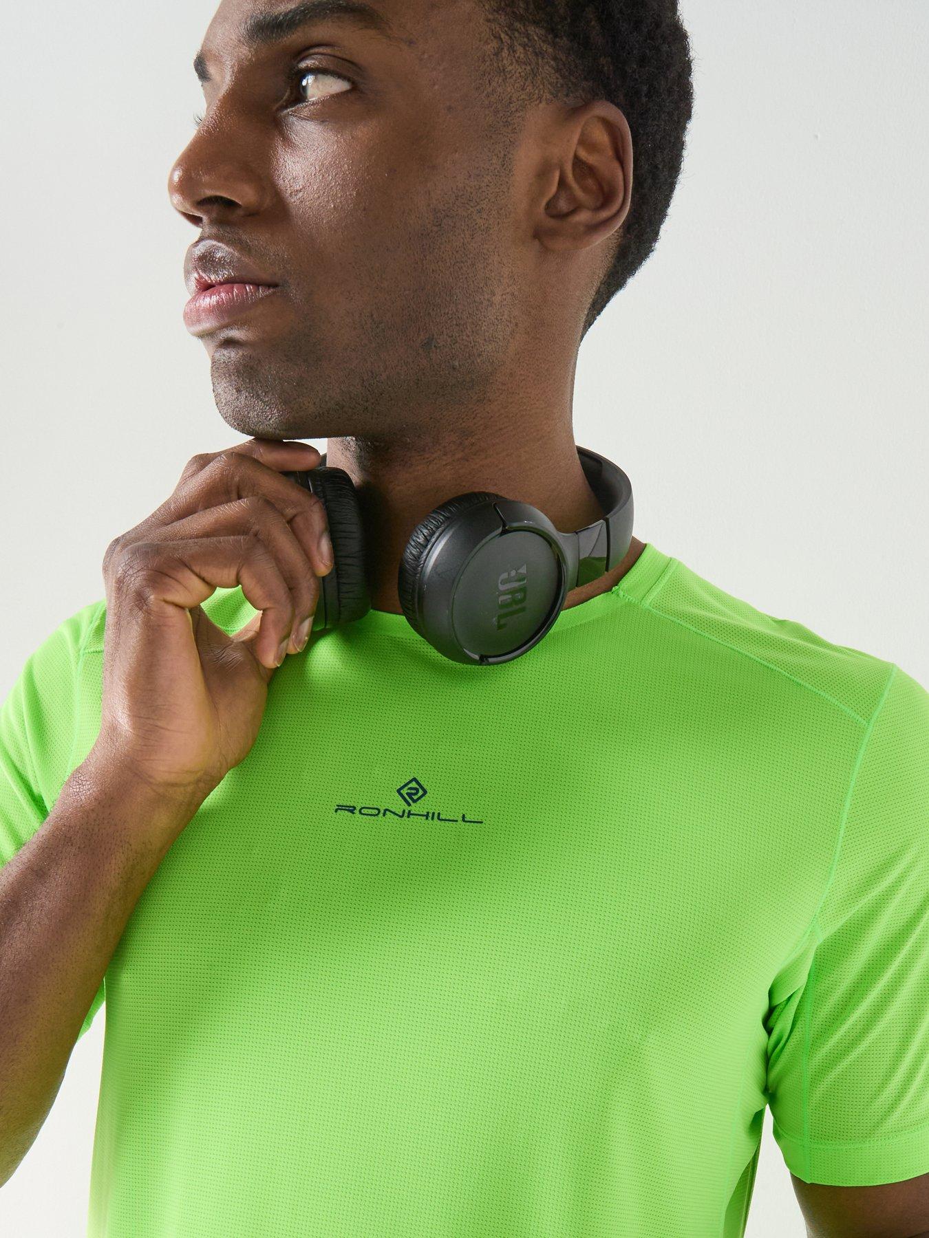 Image 4 of 6 of Ronhill Mens Running Tech Short Sleeve Tee - Yellow
