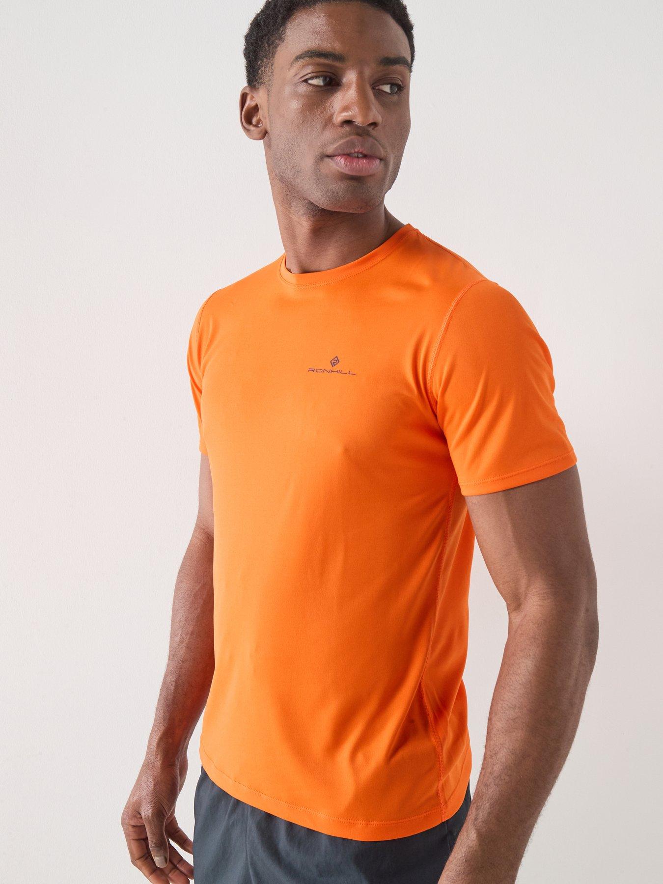 Image 1 of 5 of Ronhill Mens Running Core Short Sleeve Tee - Orange