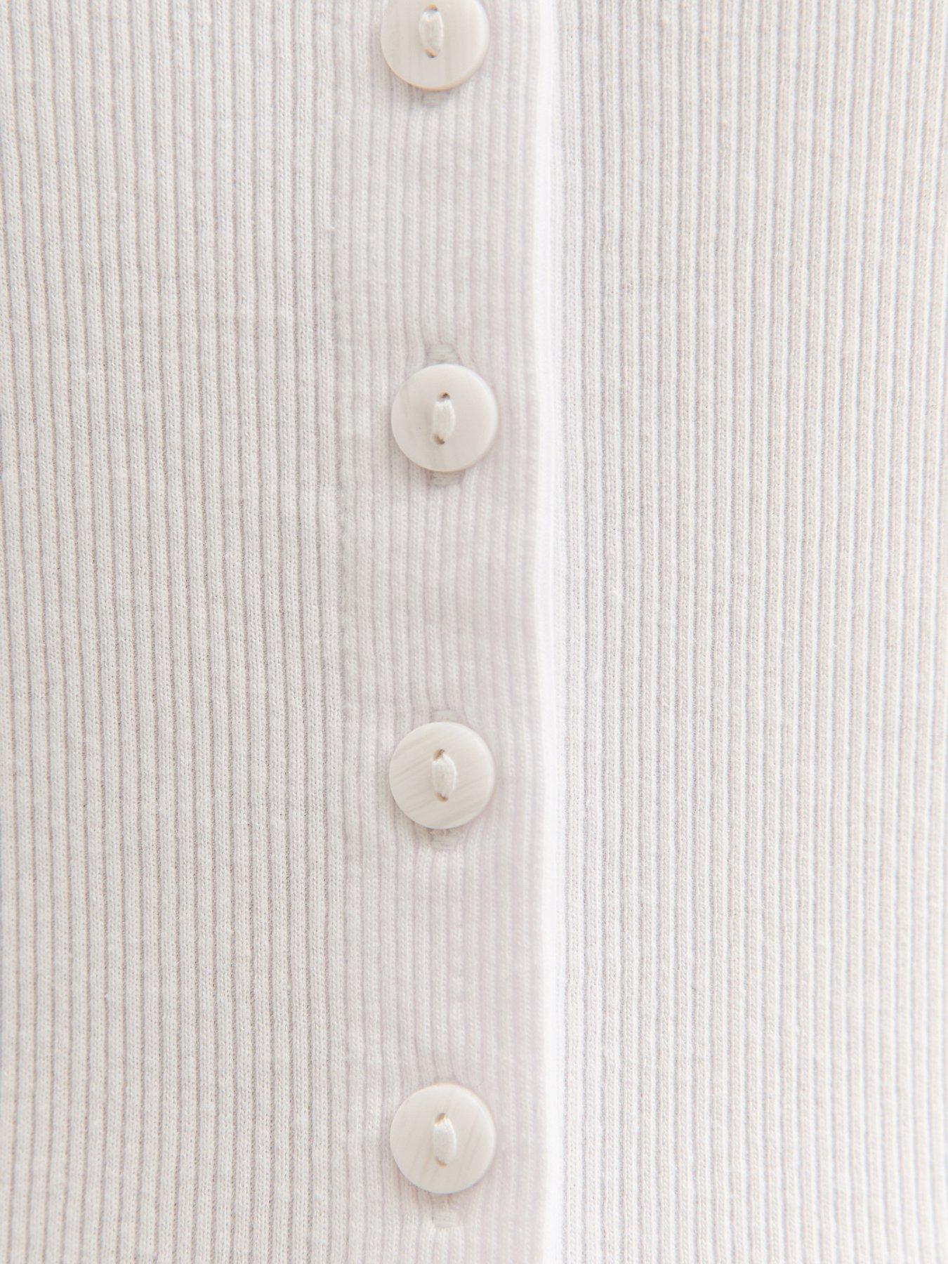 image of new-look-button-up-tank-top-white