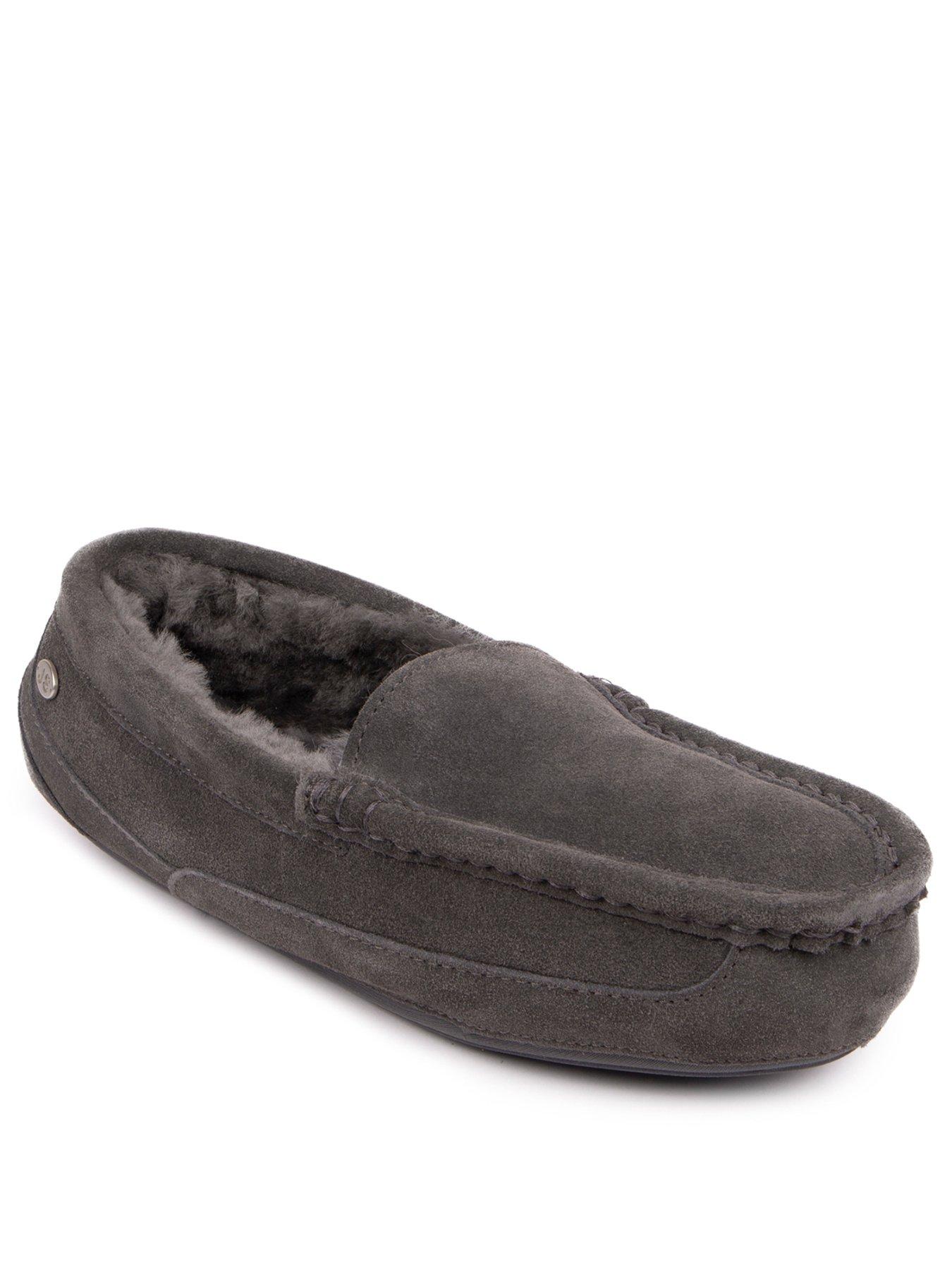 Image 2 of 5 of TOTES Mens Harry Sheepskin Slipper - Grey