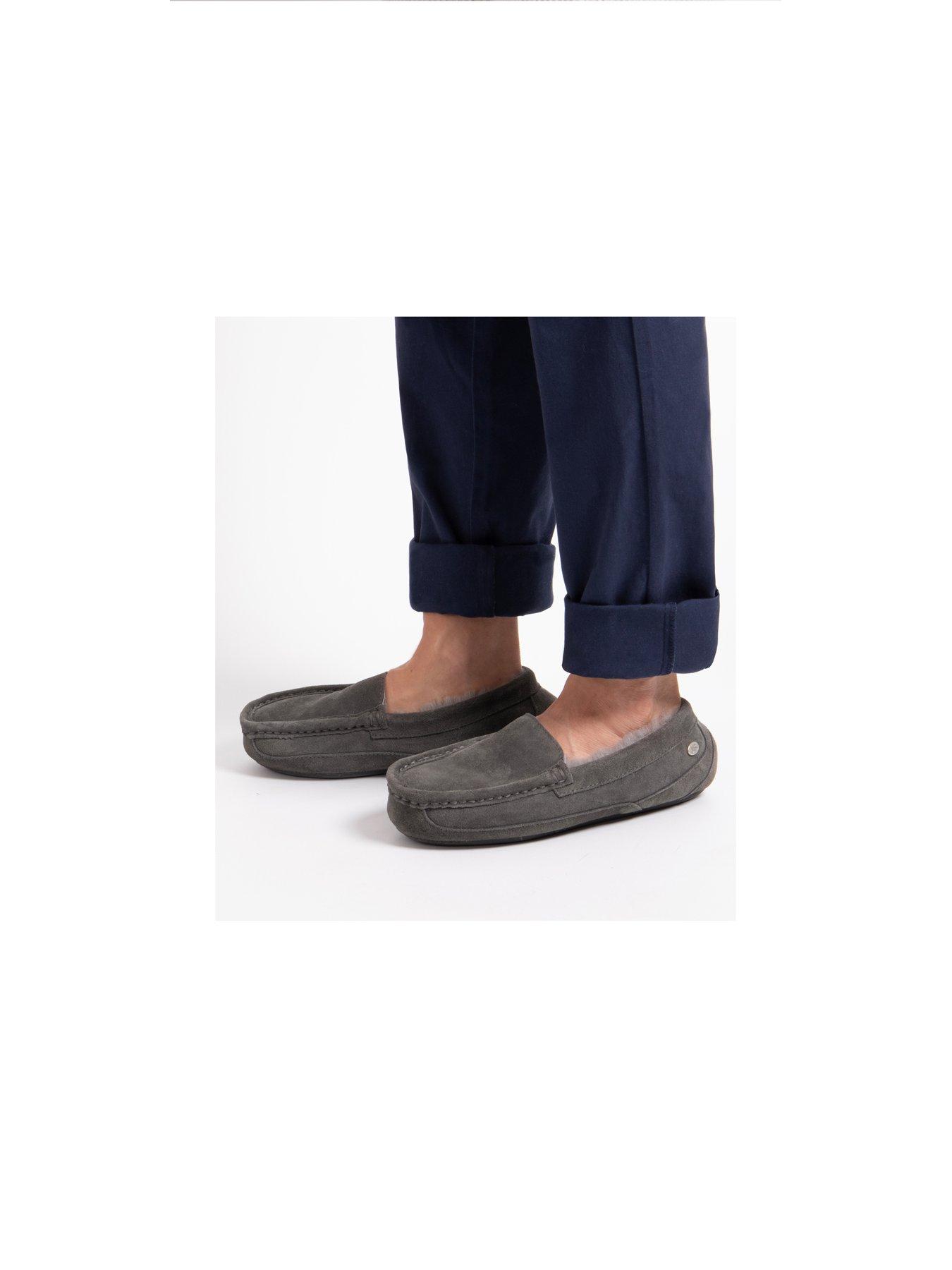 Image 5 of 5 of TOTES Mens Harry Sheepskin Slipper - Grey