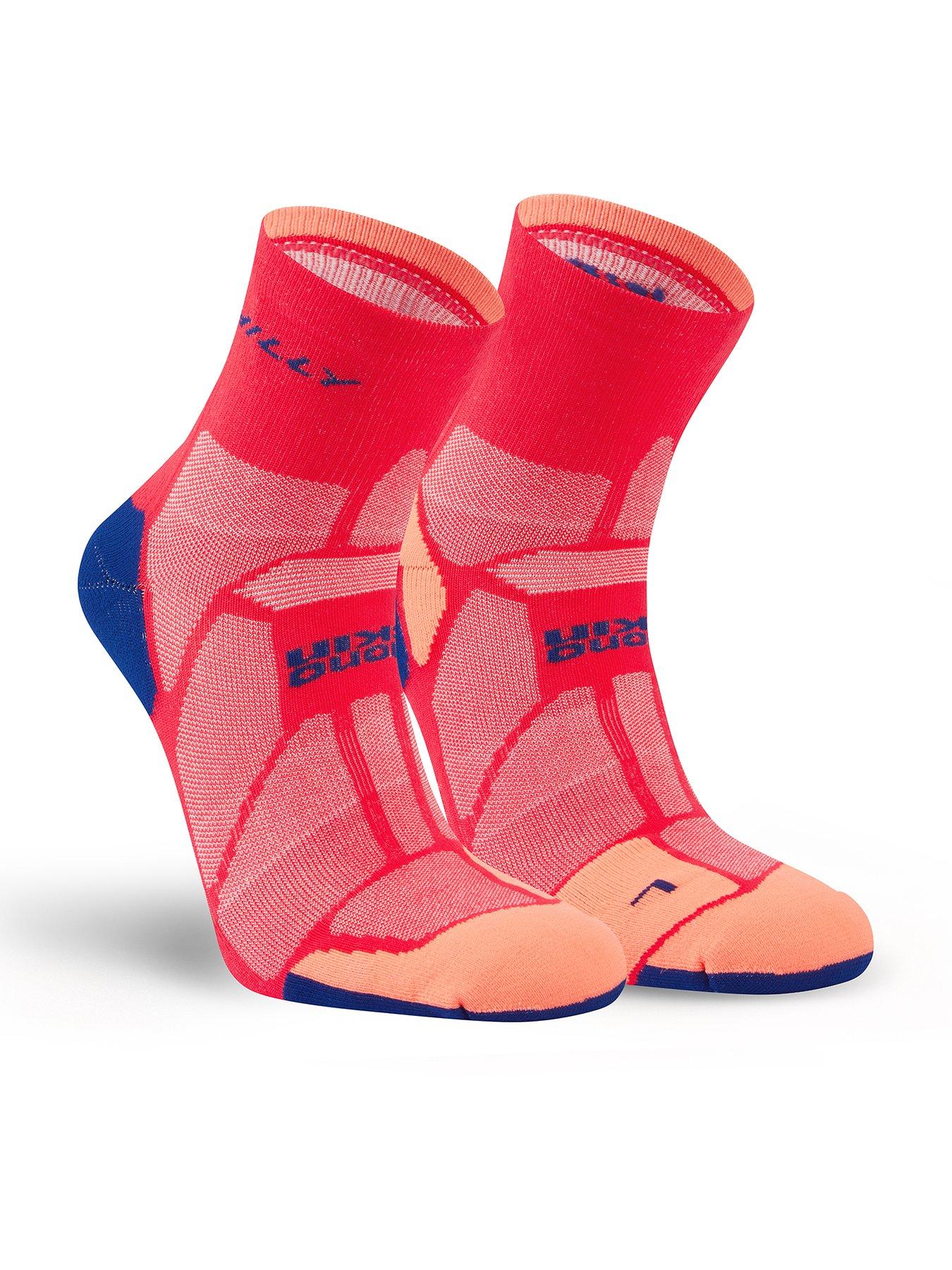  image of hilly-marathon-fresh-minimum-cushioning-anklet-running-socks-pink