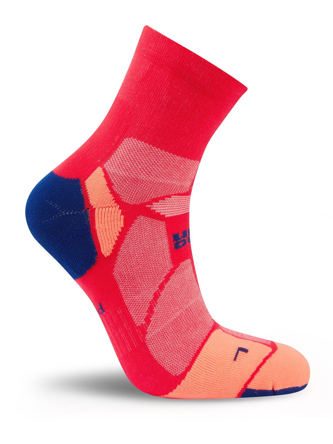  image of hilly-marathon-fresh-minimum-cushioning-anklet-running-socks-pink