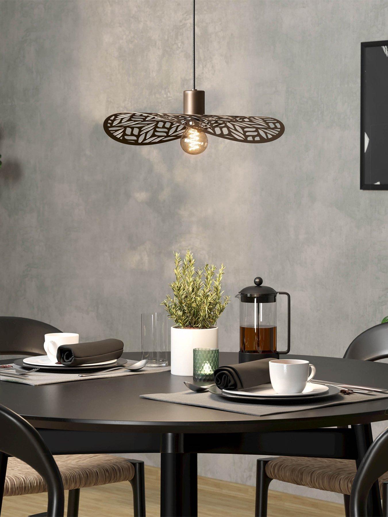Eglo Swaby Steel Bronze Rustic Pendant
