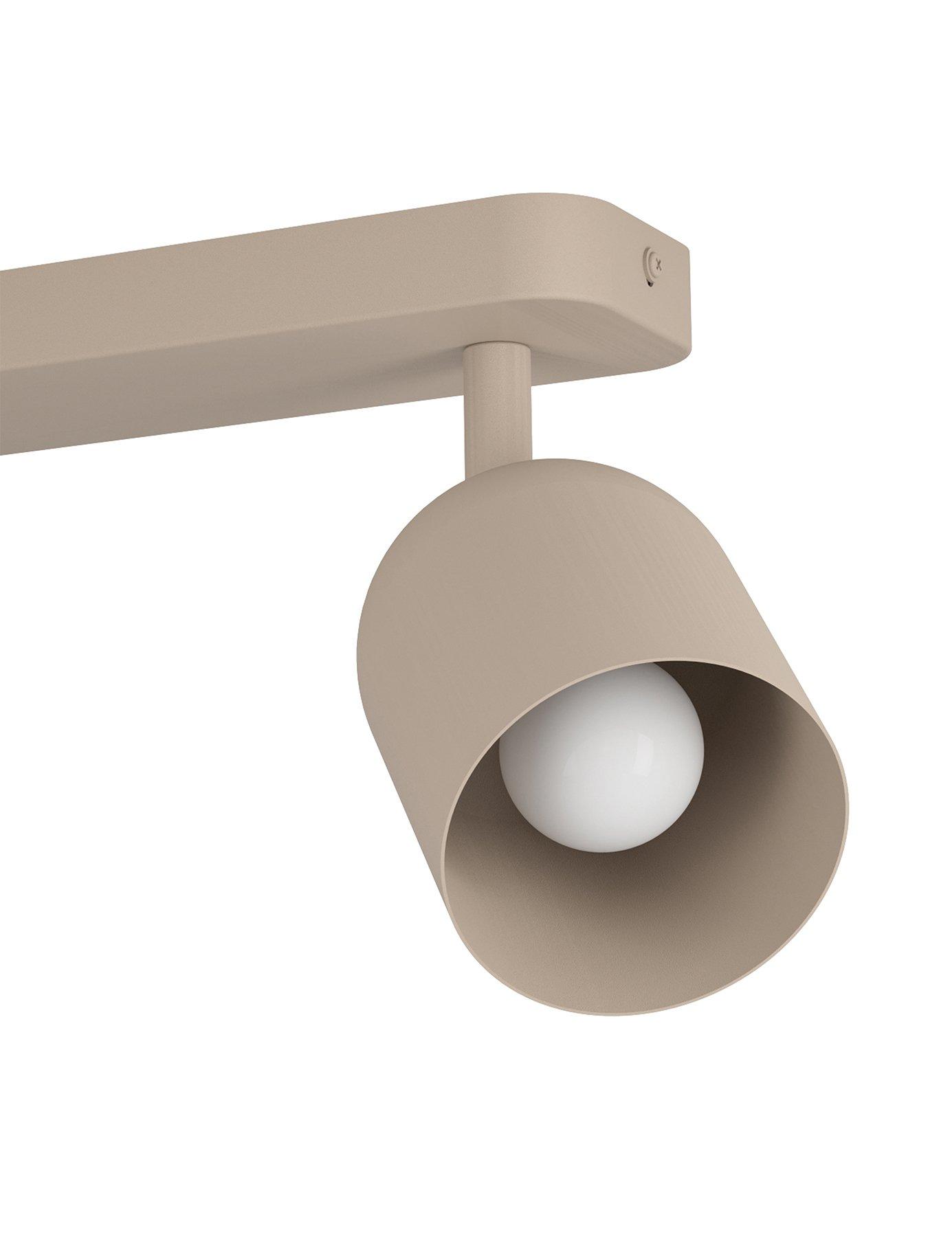  image of eglo-tilston-steel-minimalist-dual-ceiling-spotlight-sandy