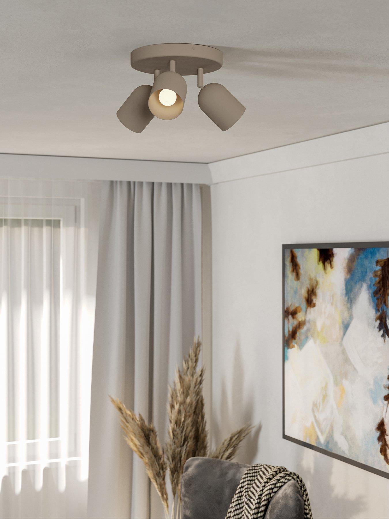  image of eglo-tilston-steel-minimalist-triple-ceiling-spotlight-sandy