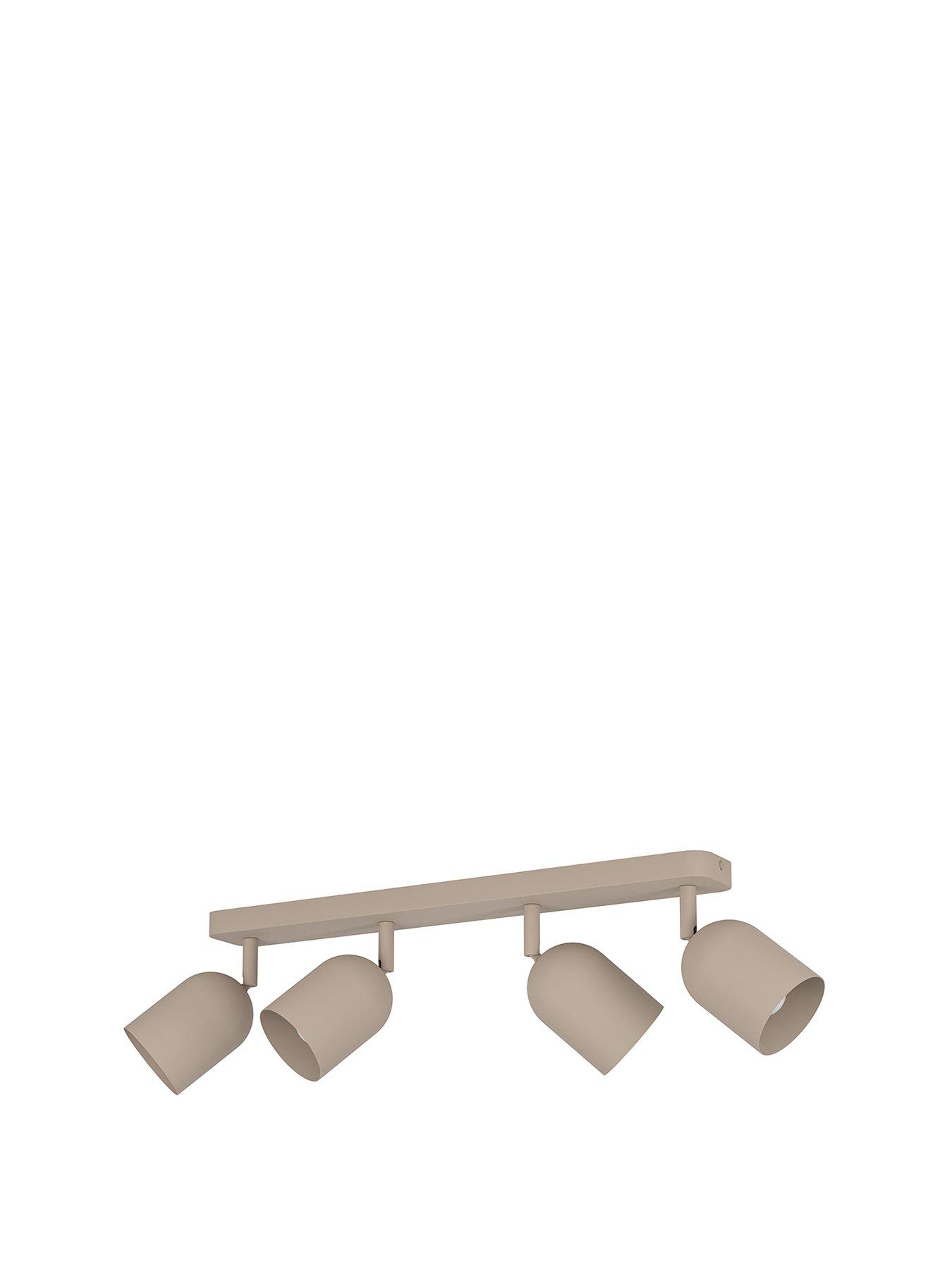 image of eglo-tilston-steel-minimalist-4-light-ceiling-spotlight-sandy
