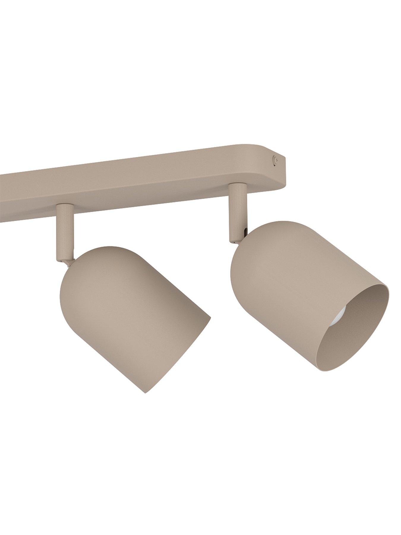 Image 3 of 4 of Eglo Tilston Steel Minimalist 4-light Ceiling Spotlight, Sandy