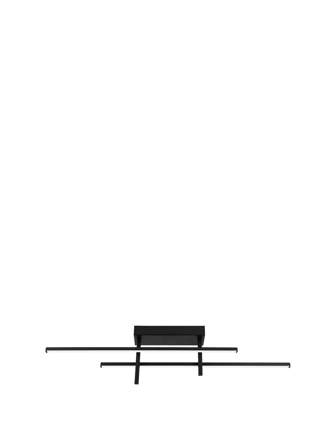  image of eglo-trepiliano-aluminium-amp-steel-black-modern-led-linear-ceiling-light