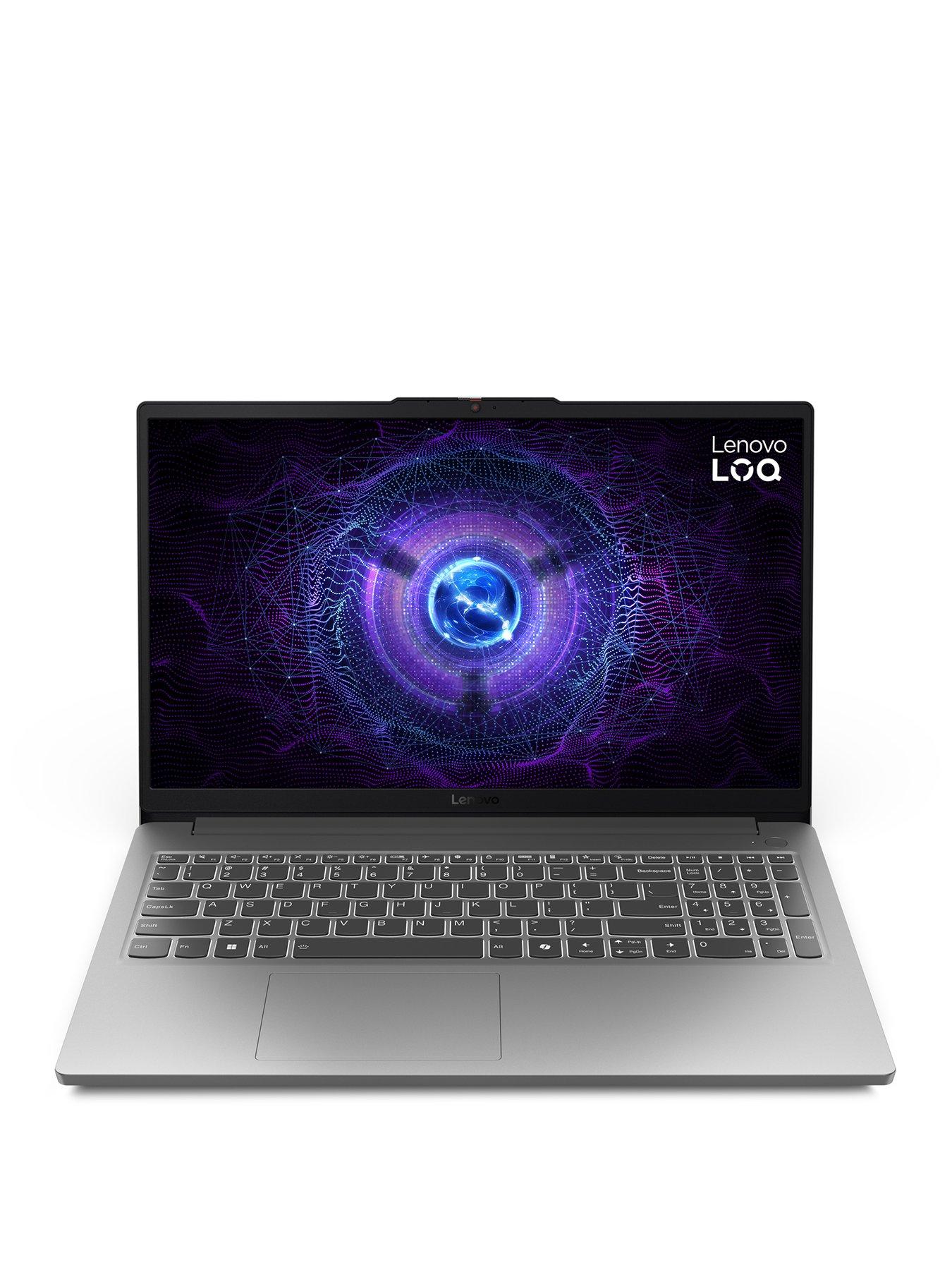 Image 1 of 7 of Lenovo LOQ 15IAX9E Gaming Laptop - 15.6in FHD,&nbsp;GeForce RTX 4050, Intel Core i7, 16GB RAM,&nbsp;512GB SSD - Black