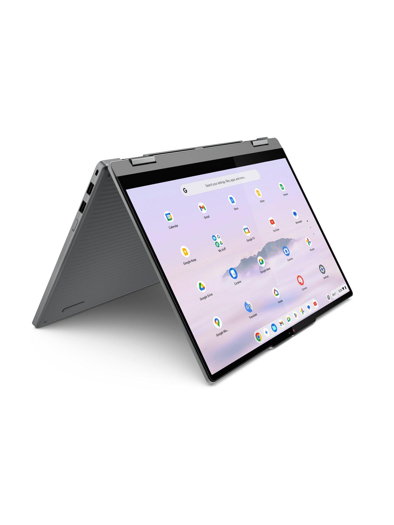 Image 4 of 7 of Lenovo Chromebook Plus 2-in-1 - 14in WUXGA Touchscreen,&nbsp;Intel Core 3, 8GB RAM, 128GB SSD - Luna Grey