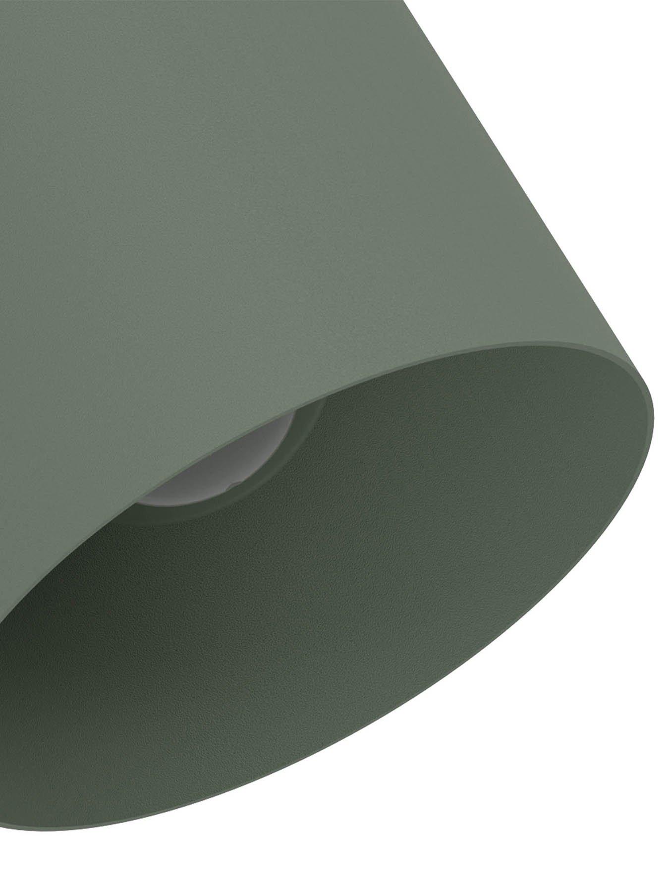  image of eglo-tilston-steel-minimalist-single-wall-spotlight-green